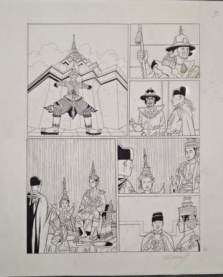 Renaud (Denauw, Renaud) - 1 Original page - Harry Dickson T11 - Le Messager des Dieux, planche 17 - 2016 | Catawiki
