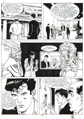 Siniscalchi, Luigi - 1 Original page - Dylan Dog #105 - "L’orrenda invasione" - 1995 | Catawiki