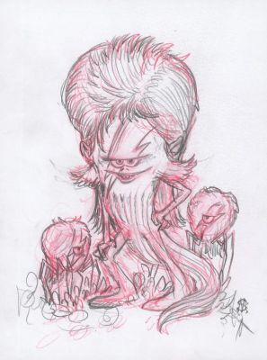 Stan Manoukian | Crayonné original de Bowie | Daniel Maghen