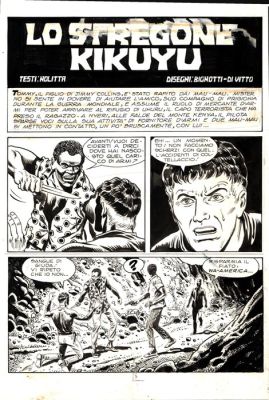 Bignotti, Franco - 1 Original page - Mister No #183 - "Lo stregone Kikuyu" - 1990 | Catawiki