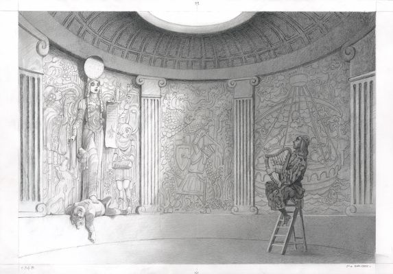 Paul & Gaëtan Brizzi | Tristan et Iseult - Illustration originale C34B | Daniel Maghen