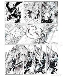 Planche originale 25 du BOURREAU Tome 2 Mascarades par Julien CARETTE