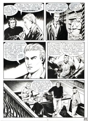 Dotti, Maurizio - 1 Original page - Dampyr #123 - "I senza morte" - 2010 | Catawiki