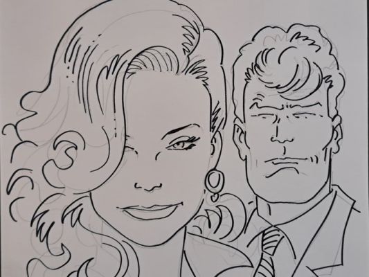 Romanini, Giovanni - 1 Original drawing - Diana & Martin | Catawiki
