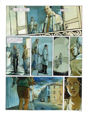 Berlion, Olivier - 1 Original page colour - Histoire d’en ville T1 - Page originale 18 de l’album histoire d’en ville T3. - 2003 | Catawiki