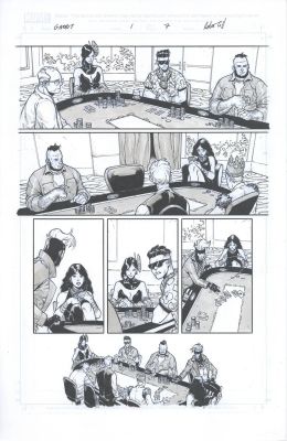 Robert Gill | Gambit: Wanted #1, Page 7 | Geoff M Art Sales