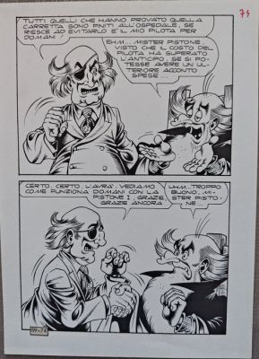 Magnus - Original page - Alan Ford - n. 59 - Intrigo a Monte Calvo - 1974 | Catawiki