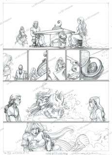 Cinzia DI FELICE - Planche Originale La Fontaine dans le ciel Tome 2 Planche 30