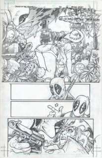 Dazo, Bong - DEADPOOL: MERC WITH A MOUTH (2009) #1 Half Splash