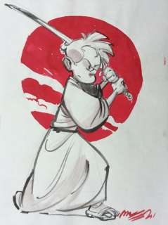 Munuera | Original Colour Composition, Type: "Spirou" cover, with signature in red. | Catawiki