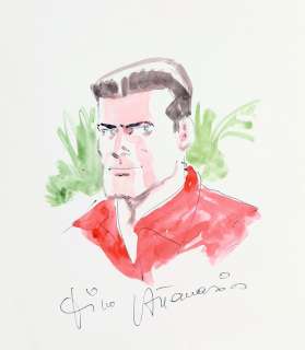 Attanasio | Bob Morane, illustration au feutre et à… | Millon