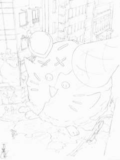 Juliette Fournier Et Jean-Gaël Deschard | Dessin Original 2 Bakamon | La BD s’expose