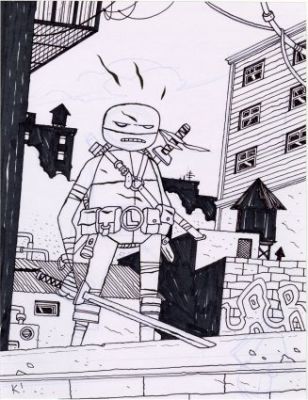 Kundo Krunch - TEENAGE MUTANT NINJA TURTLES - LEONARDO Illustration