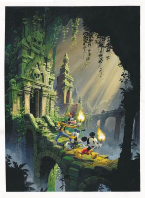 Alexis Nesme | Mickey - Scary Temple | Les dessinateurs