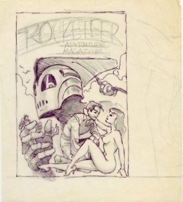 Stevens, Dave - AMAZING HEROES #145 Cover Prelim | ComicConnect
