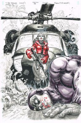 Freddie E. Williams II | Phantom vs The Sky Band(One-Shot, Issue 01 Cover)Madcave Studios11×17 | Freddie E. Williams II