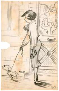 Sempé | Illustration de grand format au crayon gras… | Millon