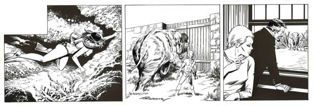 Enric Badia Romero | Modesty Blaise – Romero – Daily strip #10162: Zombie | Origin Of Comics