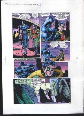 Robin Comics #31 Page 21 Original Color Guide | DTA Collectibles