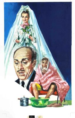 Rafael Cortiella | Summer Sale (Ends August 31) Drawing for a movie poster: Le petit Baigneur – Cortiella | Origin Of Comics