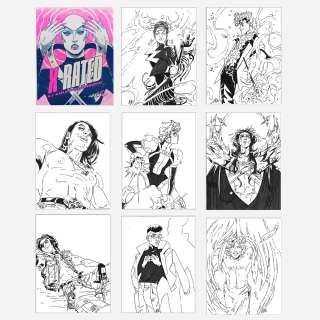 A.L. Kaplan | X-Rated X-Men 01 Season 1 Original Art + Zine | A.L. Kaplan