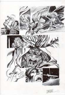 Paolo Martinello | Tavola originale per Conan il Cimmero #10. Conan le Cimmérien per l’edizione francese. Glenat 2020. Cm. 30 x 42,5. Pag. 29. | Art e Fumetto