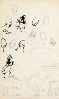 Jijé | Blondin et Cirage, esquisses préparatoires à la… | Millon