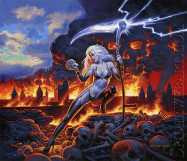 Greg Hildebrandt - Commissioned Art Lady Death