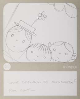 Dick Bruna/Marten Toonder/BjÃ¸rn Frank Jensen - Cartoon storyboard | Zwiggelaar Auctions