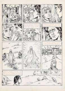 Craenhals | Chevalier Ardent, planche n°24 à l’encre de… | Millon