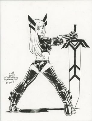Gulliverina art 8.5x11 from Steve Mannion (Batman, Hellboy, Fearless Dawn)