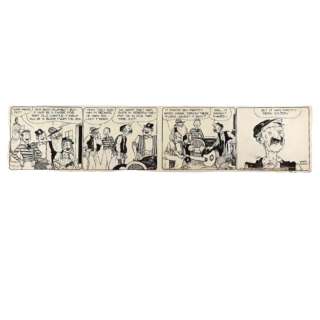 Vintage Woody Conan 1934 Political Jail Cartoon Strip | Hess Fine Auctions