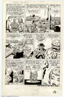 Jack Kirby and Dick Ayers - Original Art for Fantastic Four #14, Page 11 (Marvel, 1963). As the team discuss how - | Heritage