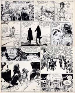 Giraud | Blueberry, planche n°18 à l’encre de Chine et… | AZ auction