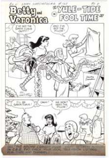 Al Hartley and Jon D’Agostino Archie Giant Series Magazine #168 "Betty and Veronica Christmas - | Heritage