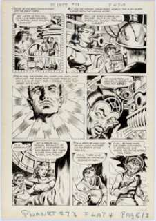 A. Albert Planet Comics #73 "The Wonder-Warp" Story Page 3 Original Art (Fiction House, 1953). The - | Heritage
