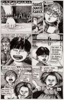 Renée French Grit Bath #1 Complete 5-Page Story Original Art (Fantagraphics Books, 1993). From a - | Heritage