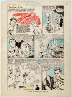 Bob Powell Dick Tracy #102 Complete 2-Page Story Original Art (Harvey, 1956). Reporter Jackie Paige and - | Heritage