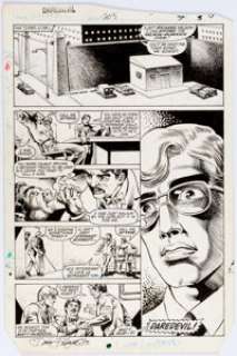 Geof Isherwood and Danny Bulanadi Daredevil #203 Story Page 7 Original Art (Marvel Comics, 1984). - | Heritage