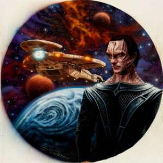 Keith Birdsong Star Trek: Power of Command "Gul Dukat and the Cardassian Warship" Plate Illustration - | Heritage