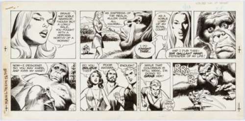 Dan Barry Flash Gordon Daily Comic Strip Original Art dated 7-31-88 (King Features Syndicate, 1988). The - | Heritage