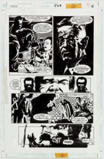 Kelley Jones and John Beatty Batman #529 Page 16 Original Art  (DC, 1996). A sumptuous page by Kelley Jones, - | Heritage