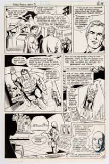 Curt Swan and Frank Chiaramonte Superman in :The Computer Masters of Metropolis" #nn Page 6 ... | Heritage