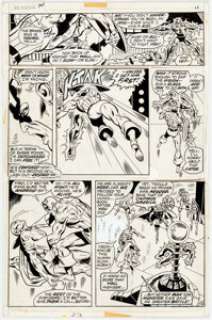 Rich Buckler and Dan Adkins The Avengers #101 Page 9 Original Art (Marvel, 1972). From the memorable story - | Heritage