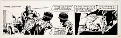 Frank Bellamy Garth Daily Comic Strip G274 Original Art dated 11-17-73 (Daily Mirror, 1973). This daily strip - | Heritage