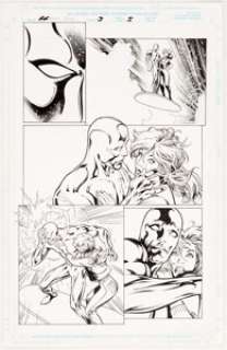 Alan Davis and Mark Farmer Fantastic Four #3 Page 5 Original Art (Marvel, 1998).  The Silver Surfer is - | Heritage
