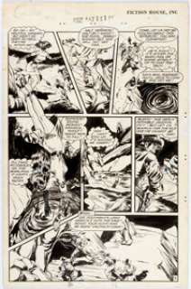 Maxwell Elkan Fight Comics #54 Story Page 5 Original Art (Fiction House, 1948).... | Heritage