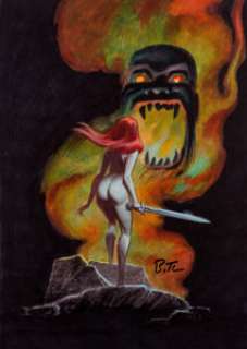 Bruce Timm - Red Sonja Illustration Original Art (c. 2000s).... | Heritage