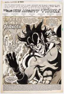 Alan Kupperberg and Jim Mooney Thor #325 Splash Page Original Art (Marvel Comics, 1982).... | Heritage