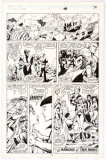 Alan Davis and Paul Neary Excalibur #12 Page 30 Original Art (Marvel, 1989).... | Heritage